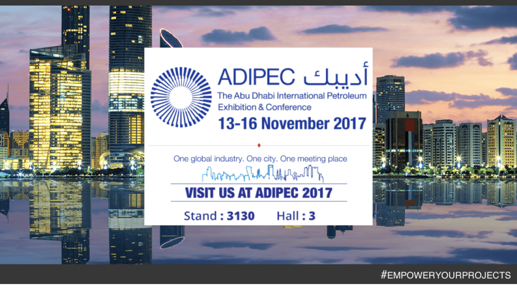 Du 13 au 16 Nov, nous vous attendrons au « Salon ADIPEC » à Abu Dhabi !