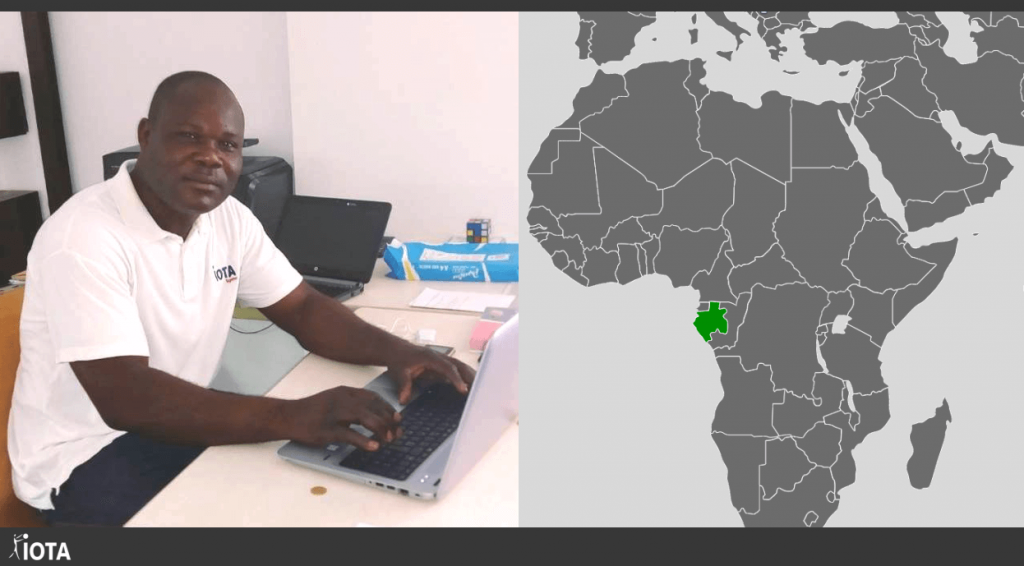 Brice, Logistics Officer, real ambassador of our brand in Gabon!