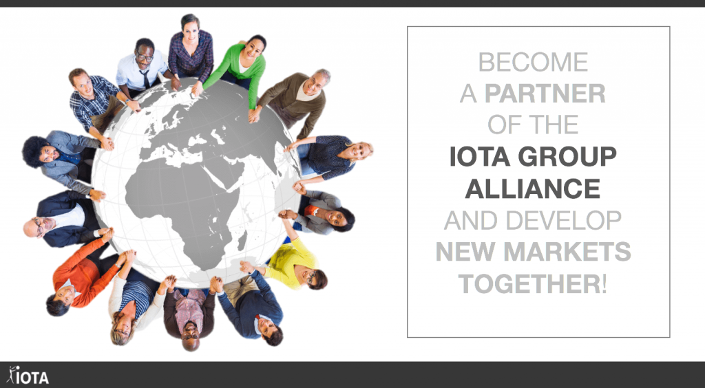 Become a partner of the IOTA Group Alliance and develop new markets together!