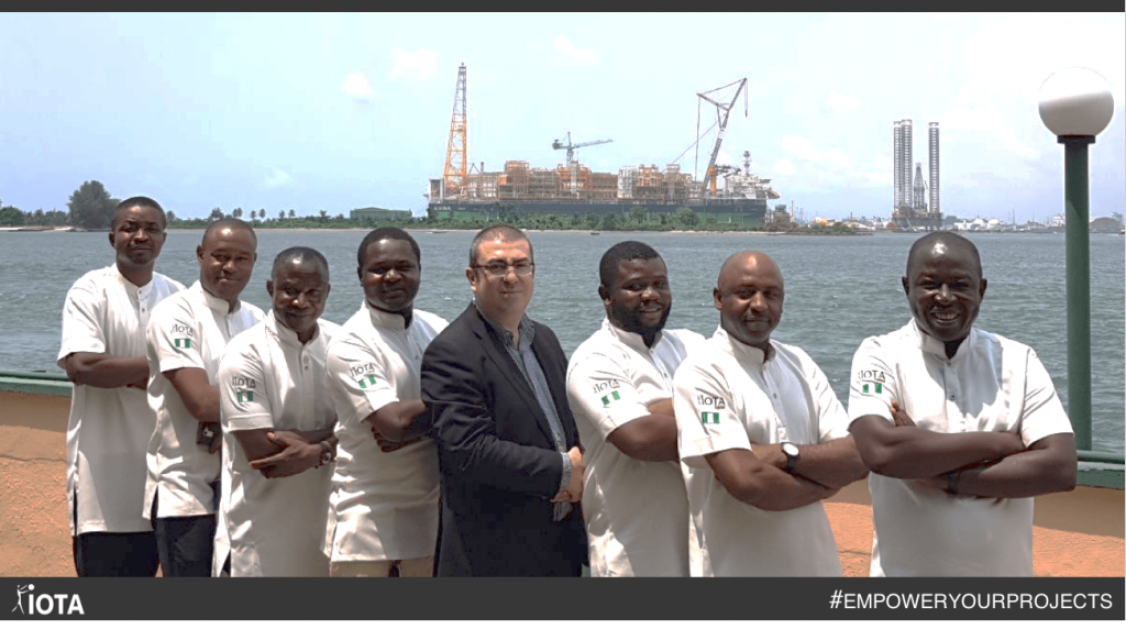 Depuis le FPSO EGINA, notre équipe du Nigeria vous souhaite une excellente semaine !
