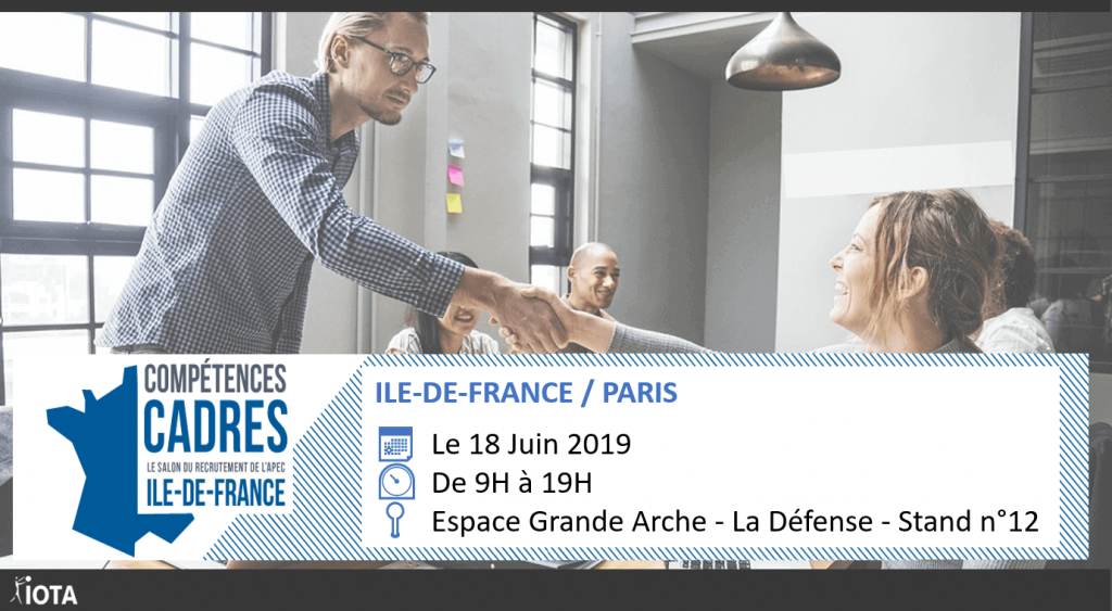 Le 18 juin, nous vous attendrons au Salon « APEC Paris » à l’Espace Grande Arche – La Défense !